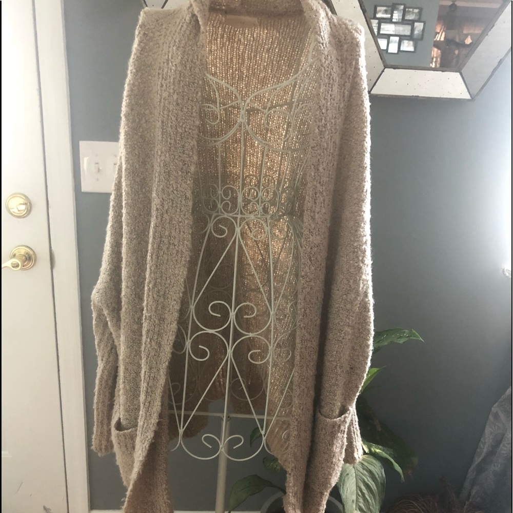 Lush long oversized cardigan